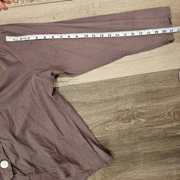 Tulip Cotton Boho Beach vibe Top high low size M - Picture 6 of 8